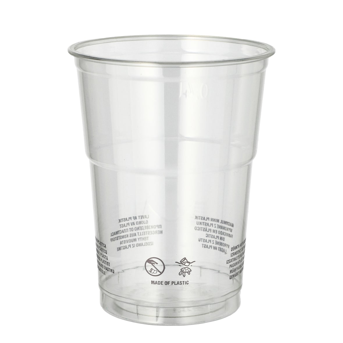 Starpak, Drinkbekers R-PET 0,4 l Ø 9,5 cm · 12,3 cm glashelder