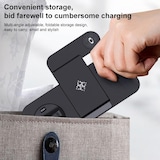 thumbnail of Chargeur Sans Fil 6 en 1 Pliable Rapide Pour Téléphones AirPods Et Montres Blanc YONIS