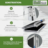 thumbnail of TRUTZHOLM Rollstuhlrampe 183 cm Traglast 272 kg Alu 2-fach klappbar Friktionsbeschichtet Kofferrampe