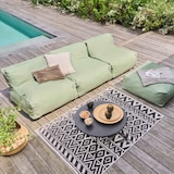 thumbnail of Salon d'angle fixe modulable 4 places vert cactus - Oviala