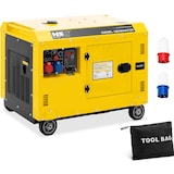 thumbnail of MSW Notstromaggregat Diesel - 7220 / 8500 W - 30 L - 230/400 V - mobil - AVR - Euro 5