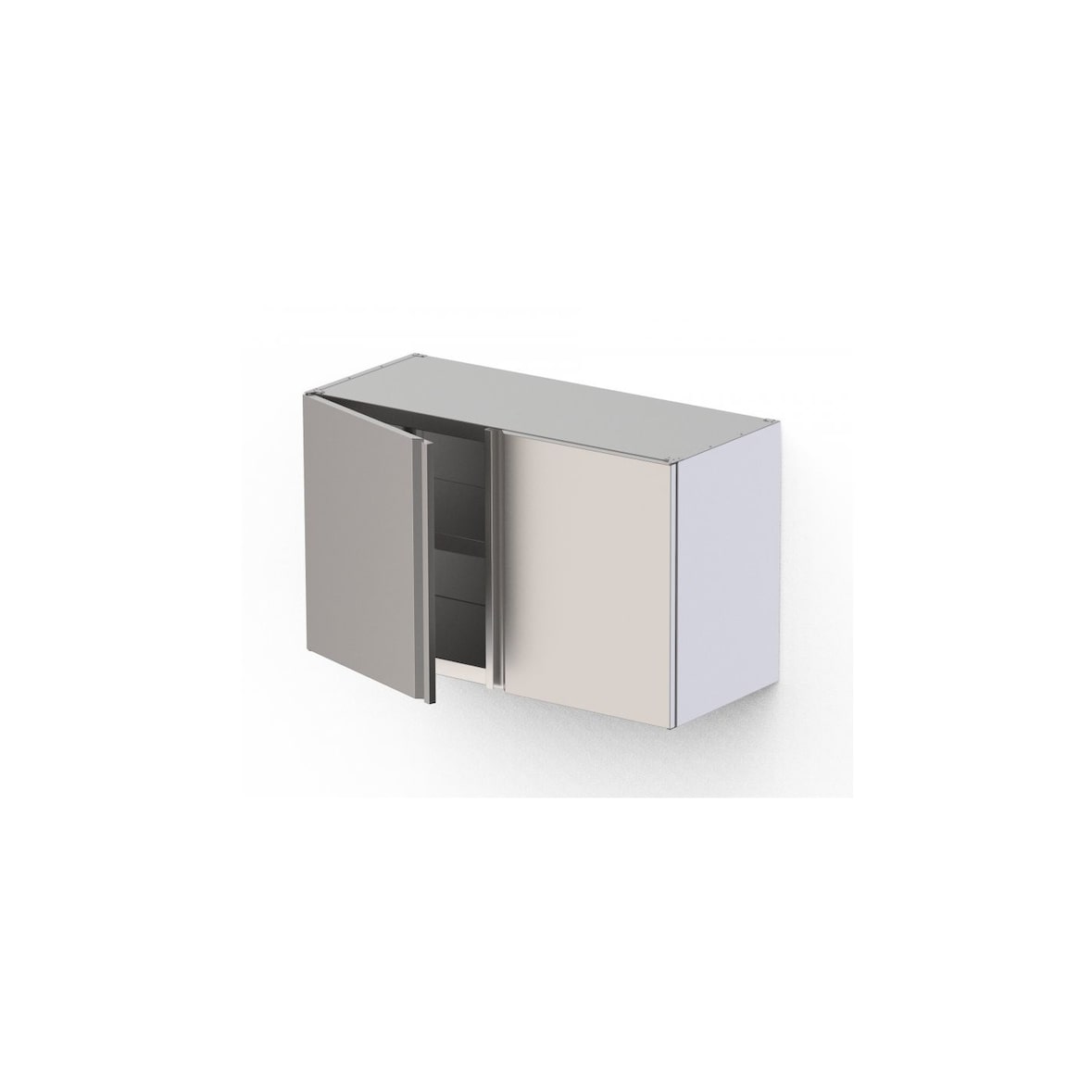 Armario De Pared Acero Inoxidable Con Puertas Batientes 400x400x600mm GAVINOX