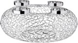thumbnail of Adventskranz Milano, Edelstahl glänzend vernickelt, Durchmesser 53 cm, für Kerzen ø 8 cm