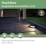 thumbnail of Paulmann Plug & Shine LED Bodenaufbauleuchte Warmweiß Einzelspot Zweifacher Lichtaustritt, 180° IP67 3000K 2x3,3W   Anthrazit 93920
