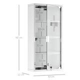 thumbnail of HOMCOM Armadietto Cassetta per Medicinali 4 Ripiani in Acciaio Inox