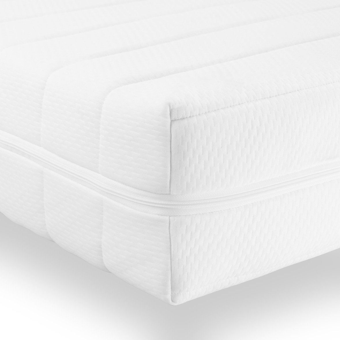 Ergonomische matras 80x190, 15cm hoog, koudschuimkern 7 zones H3 en H2, ademend
