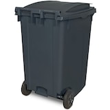 thumbnail of 360 Liter DIN Mülltonne, HxBxT 1090x620x860 mm, Gewicht 17,1 kg, grau/anthrazit
