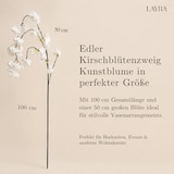 thumbnail of LAYBA Kirschblütenzweig 3er-Set weiß 100 cm