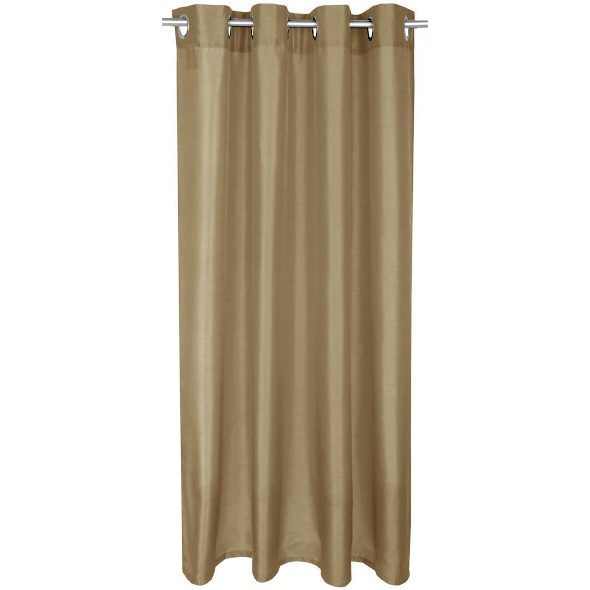 Gardine Blickdicht Taupe 140x175cm Ösen - Taupe dunkel