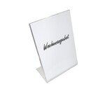 thumbnail of A.G.L. L-Aufsteller DIN A4 Hochformat aus Acrylglas, Maße 295 x 250mm