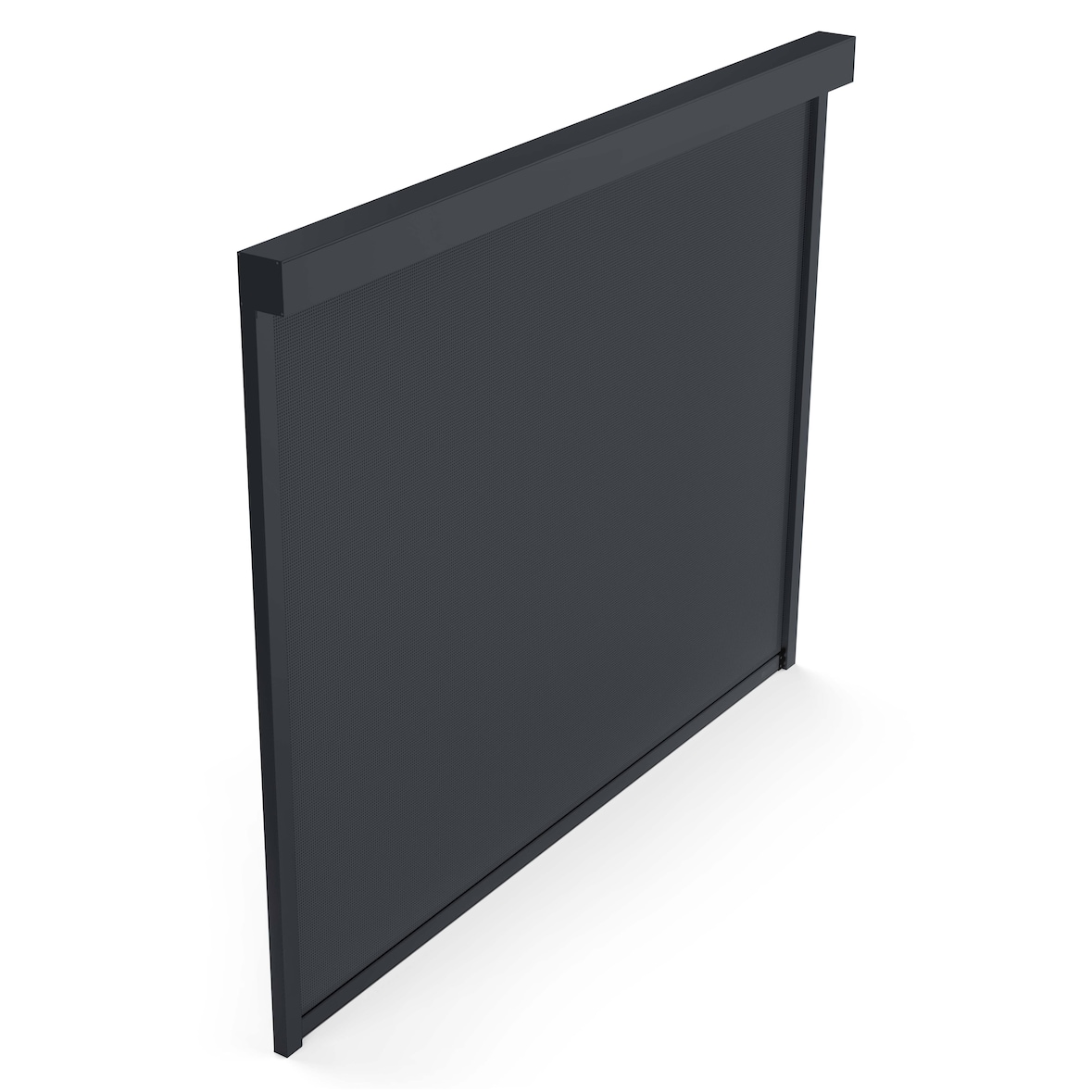 Toldo gris para pérgola bioclimática CORATO y SAPRI