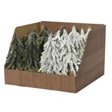 thumbnail of Tannenbaum künstlich im Jutesack 20cm 1 Stück sortiert Grün / Weiß