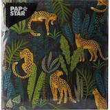 thumbnail of 10 X 20 Servietten, 3-lagig 1/4-Falz 33 cm x 33 cm "Leopard"