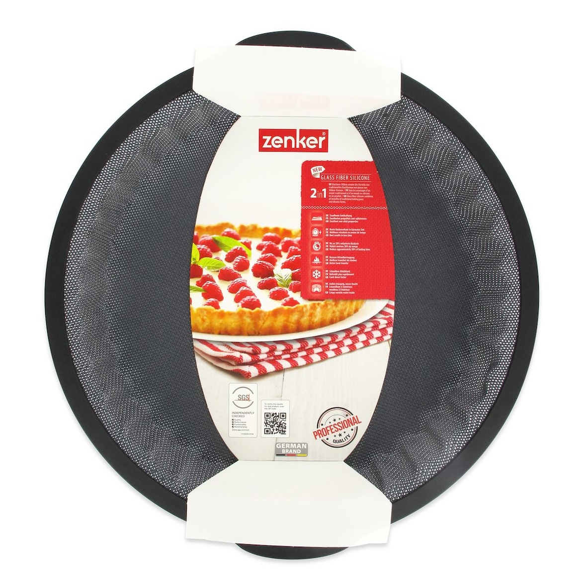 Zenker Silikon-Fiberglas-Kuchenform 25 cm