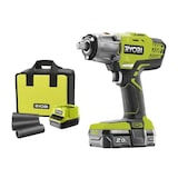 thumbnail of Boulonneuse A Chocs Ryobi 18v Oneplus - Batterie Lithiumplus 2.0ah - Chargeur R18iw3-120s
