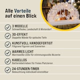 thumbnail of Monzana Schwibbogen Schneeflocken Holz Weiß LED Beleuchtet Weihnachten Deko Weihnachtsbogen Lichterbogen