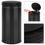 thumbnail of DELUKE® Sensor Mülleimer Küche 70L Schwarz Automatik Bewegungssensor Klemmring Smarter Abfalleimer mit Deckel Müllbehälter Kücheneimer