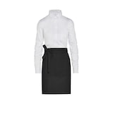 thumbnail of BRUSSELS - Short Recycled Bistro Apron with Pocket: One Size / White