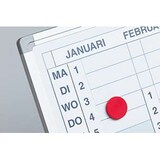 thumbnail of PROREGAL Jahresplaner Whiteboard Slim inkl. magnetische Monat-, Tages- & Zifferstreifen, HxB 60x90cm, inkl. Befestigungsmaterial & Stiftablage, Weiß