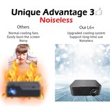 thumbnail of Videoprojecteur Android Full HD 1080P 2000 Lumens Son Qualité Cinéma Portable YONIS