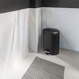 thumbnail of WellHome - Secchio a pedale in acciaio inox Siliflex 6 L nero