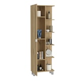 thumbnail of Columna de baño urano en Melamina, con cinco estantes externos y cuatro estantes internos.