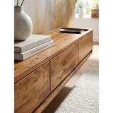 thumbnail of TV-Kommode zum Aufhängen, Sheeshamholz, bis 65 Zoll, 3 Schubladen. 160x35x25 cm | Kadima Design