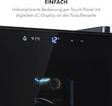 thumbnail of Klarstein Bellevin 8 Uno Weinkühlschrank 23 Liter 11-18 °C LED Touch SingleZone Schwarz