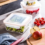 thumbnail of Glasslock Oven - Set de 3 Recipientes Cuadrados de 0.4L, 0.9L y 1.6L Vidrio Horno. Gris