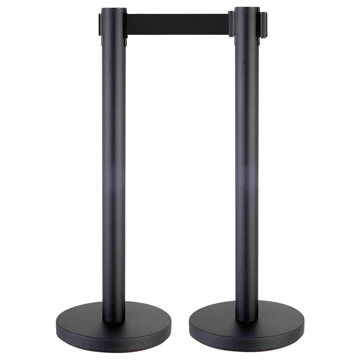 Poteaux de guidage à sangle rétractable