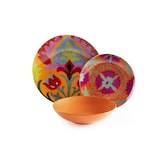 thumbnail of Excelsa servizio piatti 18 pezzi New Delhi porcellana multicolor