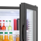 thumbnail of MKS-12 Minibar 24 Liter Klasse E schwarz Glas 0dB Schwarz / Weiß