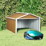 thumbnail of vidaXL Rasenmäher Garage 92x97x63 cm Verzinkter Stahl Braun