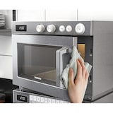 thumbnail of Roestvrijstalen magnetronoven, 26 liter, 1850 W – met touchbedieningspaneel