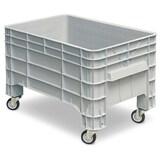 thumbnail of Palettenbox mit 4 Rollen, LxBxH 1030x630x675 mm, 215 l, Boden/Wände geschlossen