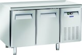 thumbnail of Cool Head Edelstahl-Kühltisch mit 2 Türen. Automatisches Auftauen. Temperatur -2°C/+8°C.  Misst 135x70x85h cm. Cool Head QR2100