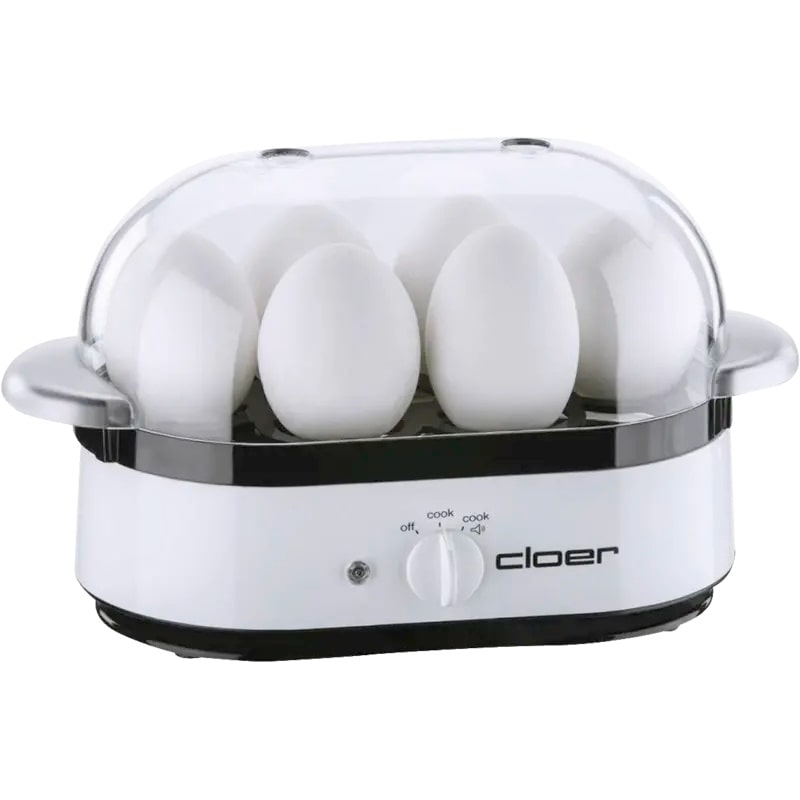 Cloer Eierkocher 6081 Eierkocher Weiss-Schwarz