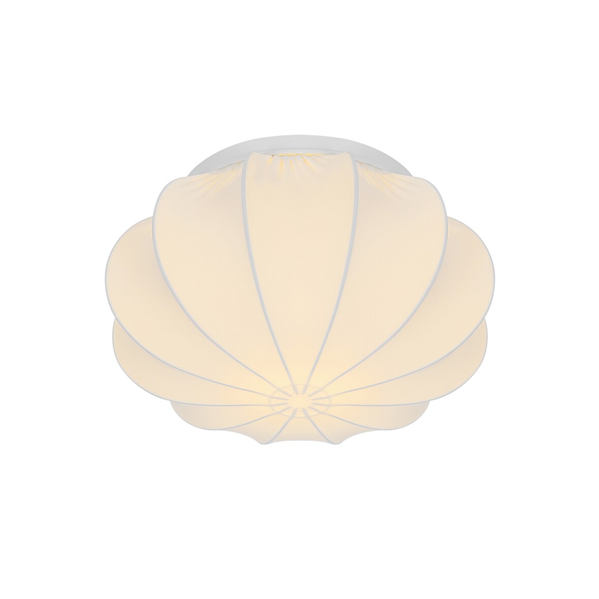 Plafonnier Aeron 40 Textile Blanc ,  H. 22,5 - IP20 - E27 /   Intérieur