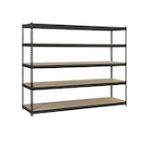 thumbnail of SimonRack Estantería Industrial, 3000x1200x450 mm, 600 kg de Punto Flexión, 5 Estantes Madera, Estantería Garaje, Antracita/Madera - Simonforte