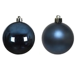 thumbnail of 20 Weihnachtskugeln 6cm Glas Christbaumkugeln Weihnachtsbaumkugeln dunkelblau