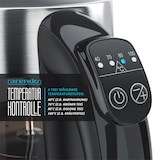 thumbnail of Arendo Edelstahl Glas Wasserkocher mit Teesieb und Rauchglas Teekocher Infusion 1,7 Liter