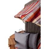 thumbnail of Strandkorb - bene living - Borkum XL Teak Bullauge - PE grau - Modell 584 - 2,5-Sitzer inkl. Liftersystem
