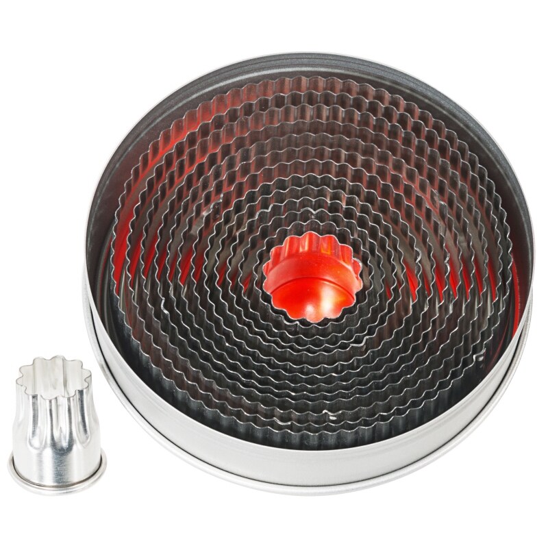 Contacto Ausstechformen, rund, gewellt