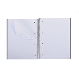 thumbnail of Caderno A4+ capa extra rígida 80H 80G C5MM microperfurado 1 faixa colorida Navigator Preto