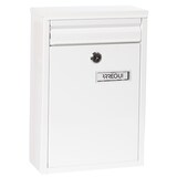 thumbnail of ARREGUI Zaguán E5751 Caixa de Correio Exterior em Aço, Caixa Postal Pequena de Parede, Caixa de Correio com Bocal Traseiro Colector de Cartas, Branco