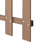 thumbnail of Helloshop26 - Recinzione decorativa frangivista in legno composito (WPC) in vendita marrone 200 x 60 cm 03_0001486