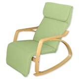 thumbnail of Relax Fauteuil Schommelstoel met Voetsteun Mod. ZEN GROENTE van Yelloo