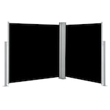 thumbnail of Helloshop26 - Ausziehbare Seitenmarkise/Sichtschutz für Terrasse Garten Balkon schwarze Sichtschutzwand 140 x 600 cm 02_0007433
