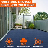 thumbnail of Rasenteppich 133 x 900 cm Blau mit Noppen Kunstrasen Teppich Balkon Terrasse Outdoor