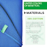 thumbnail of Benetton - Coperta 140x190 cm 200 g/mq 100% cotone blu